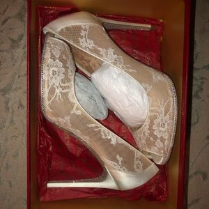 Wedding shoes . Designer pumps !